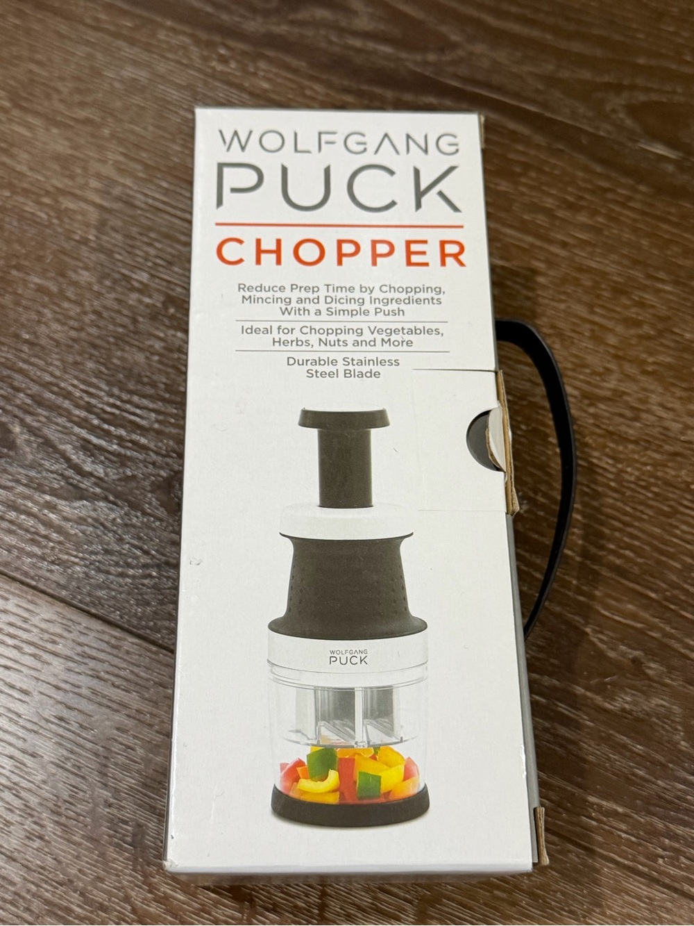 NWT Wolfgang Puck Black & White Chopper